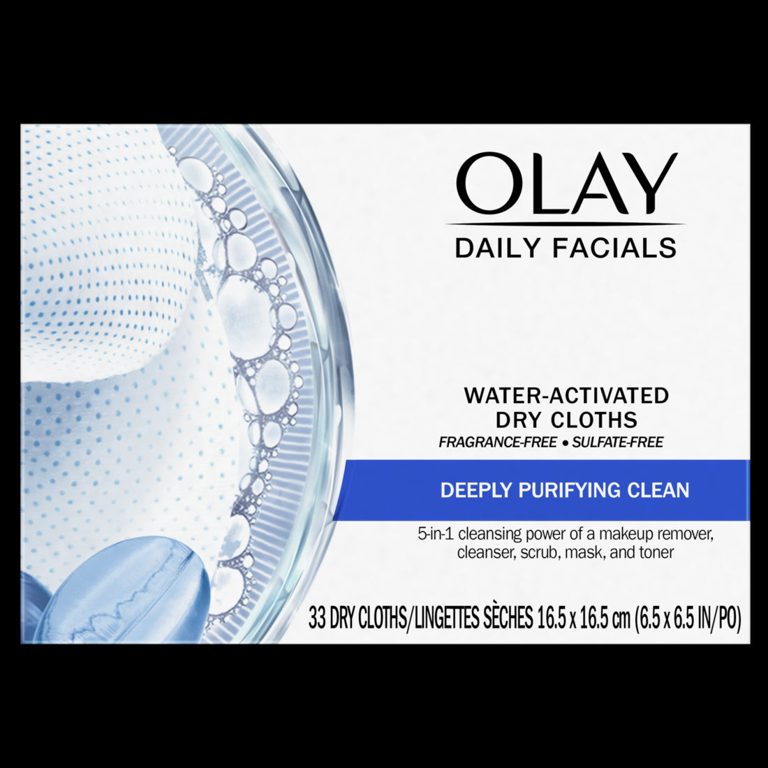 Olay Daily Facials Deeply Purifying Cleansing Cloths - 33ct/12pk
