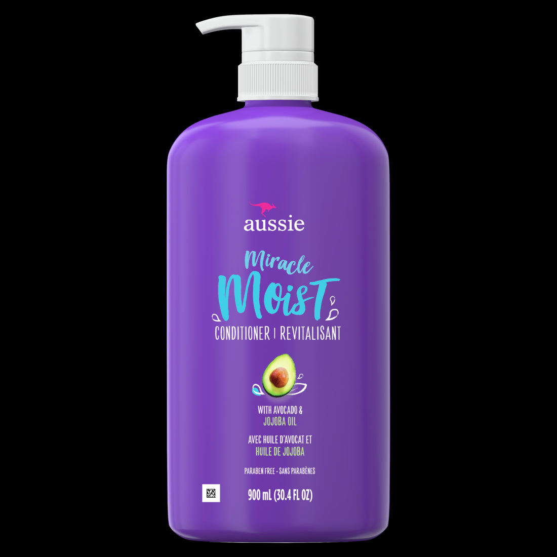 Aussie Paraben-Free Miracle Moist Conditioner Avocado & Jojoba Oil For Dry Hair - 30.4oz/4pk