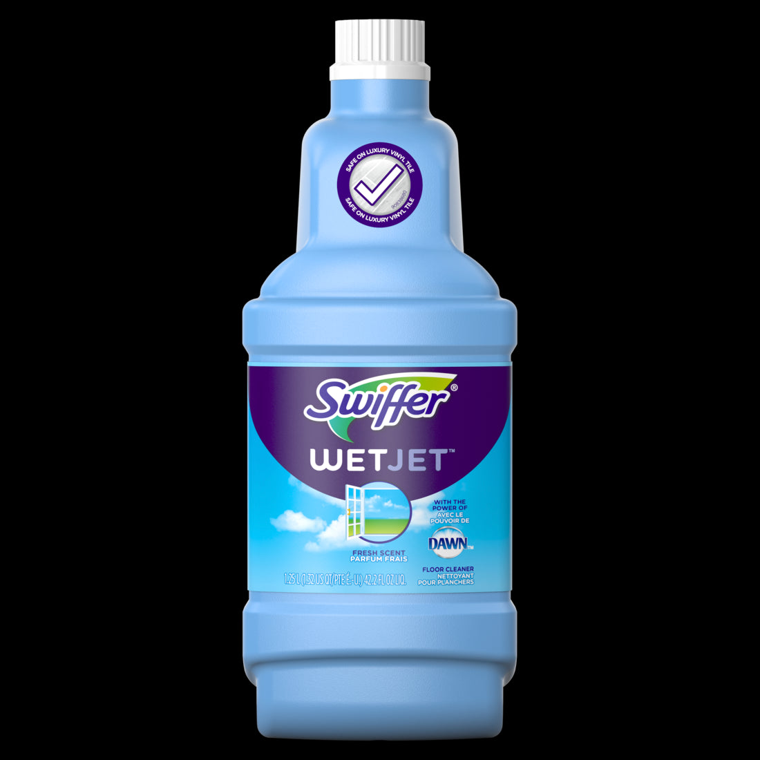 Swiffer WetJet Multi-Purpose Cleaner Solution Refill  Fresh 1.25L - 42.2oz/4pk