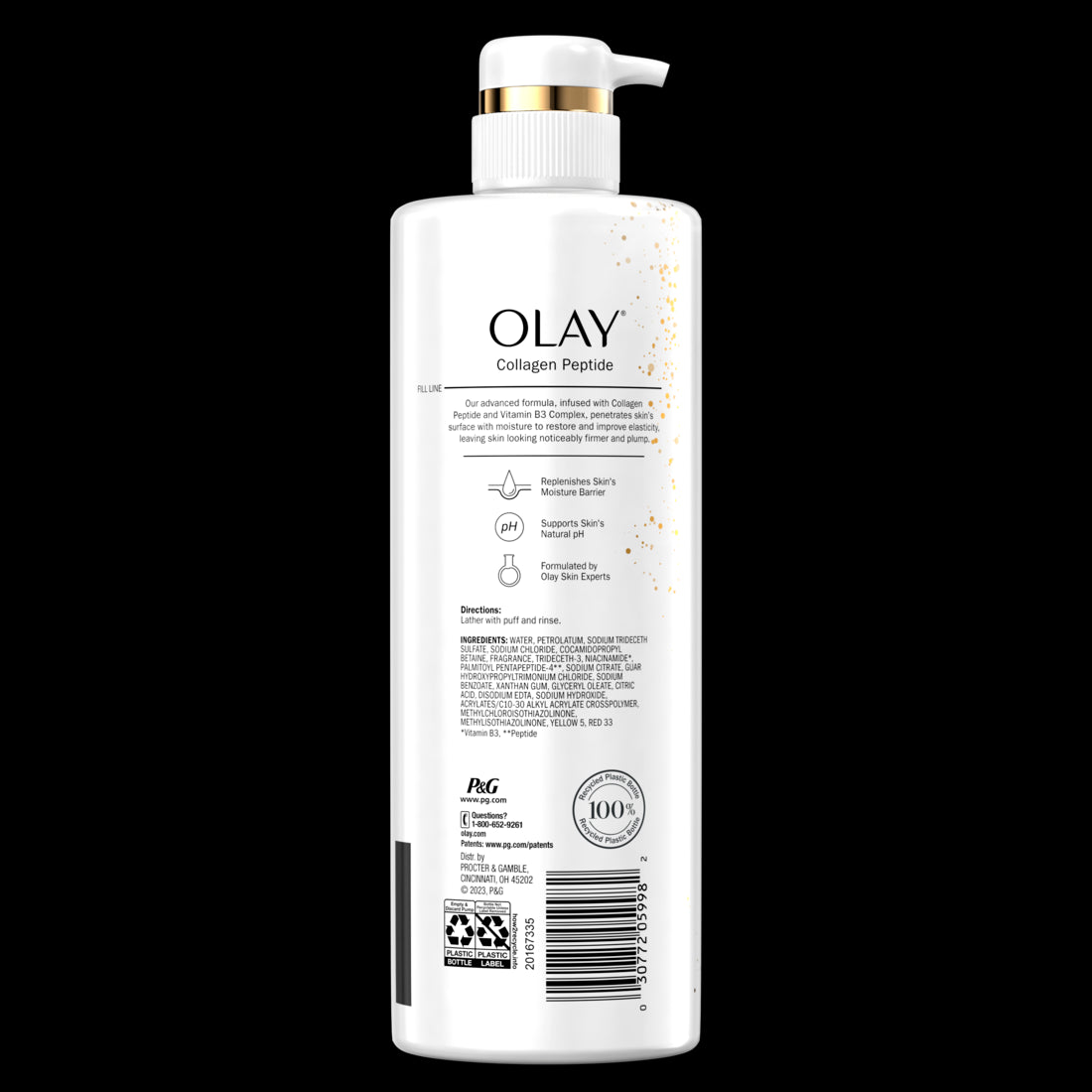 Olay Cleansing & Firming Body Wash with Vitamin B3 and Collagen - 20oz/4pk