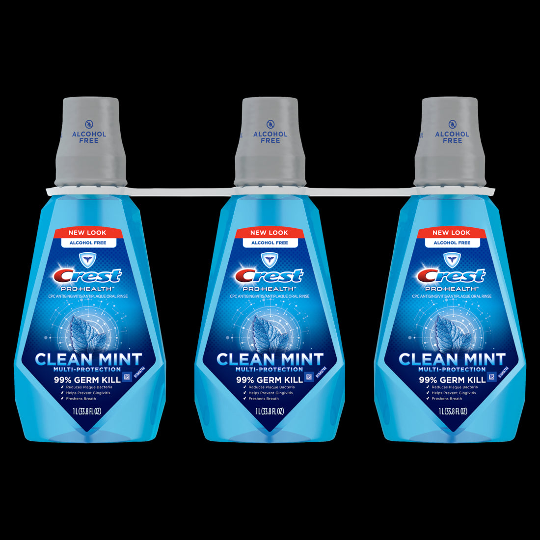 Crest Pro-Health Mouthwash Clean Mint Multi-Protection 32oz/3pk