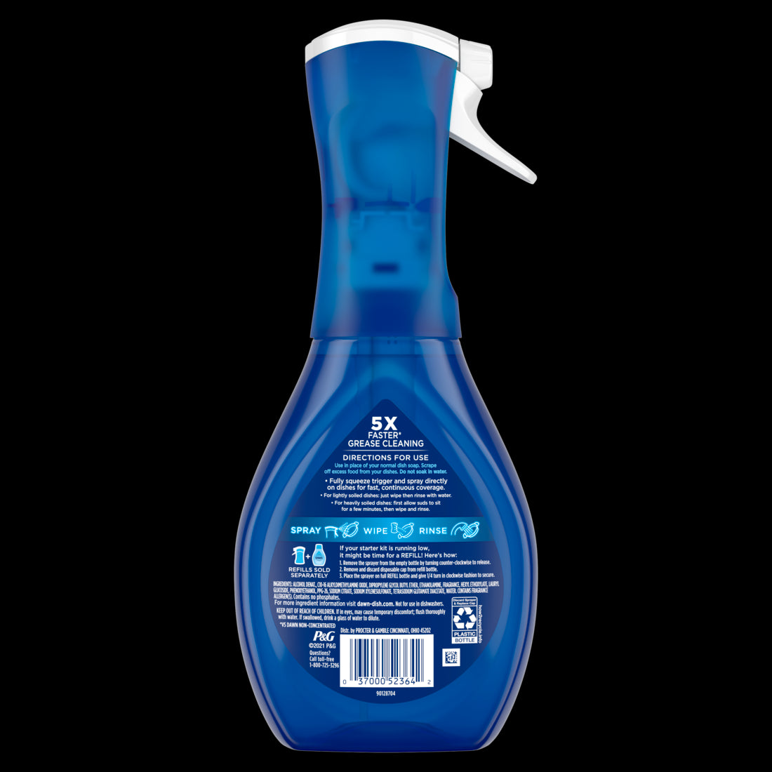 Dawn Platinum Powerwash Dish Spray Soap Fresh Scent - 16oz/6pk