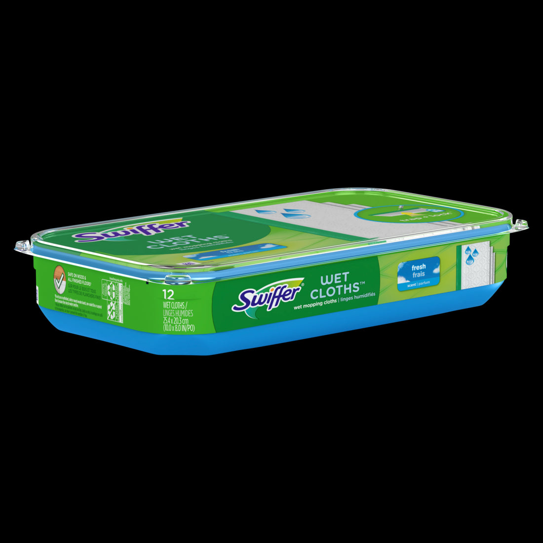 Swiffer Sweeper Refill Wet Cloths Open Window Fresh - 12ct/ 6pk