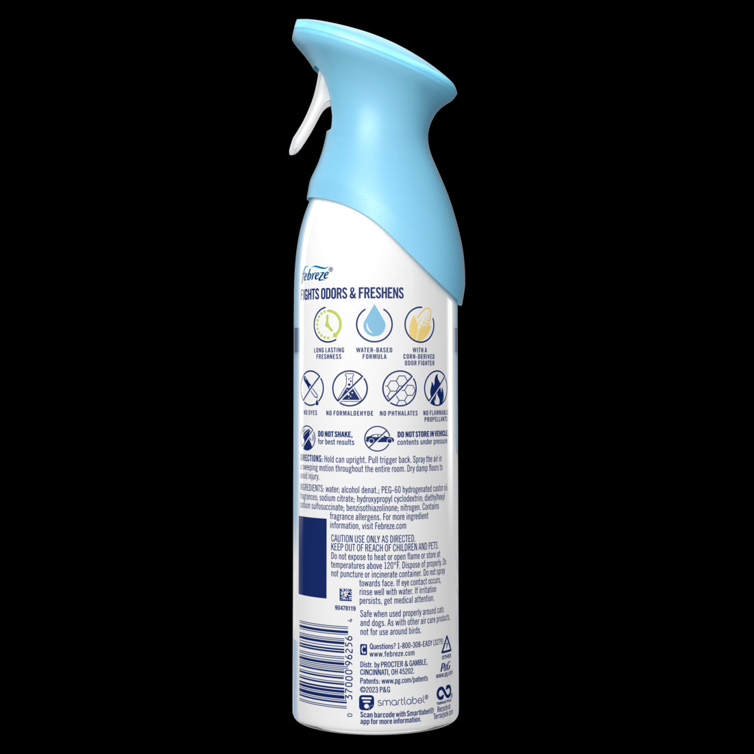 Febreze Air Freshener Spray Odor-Fighting Room Spray Linen & Sky Scent - 8.8oz/6pk