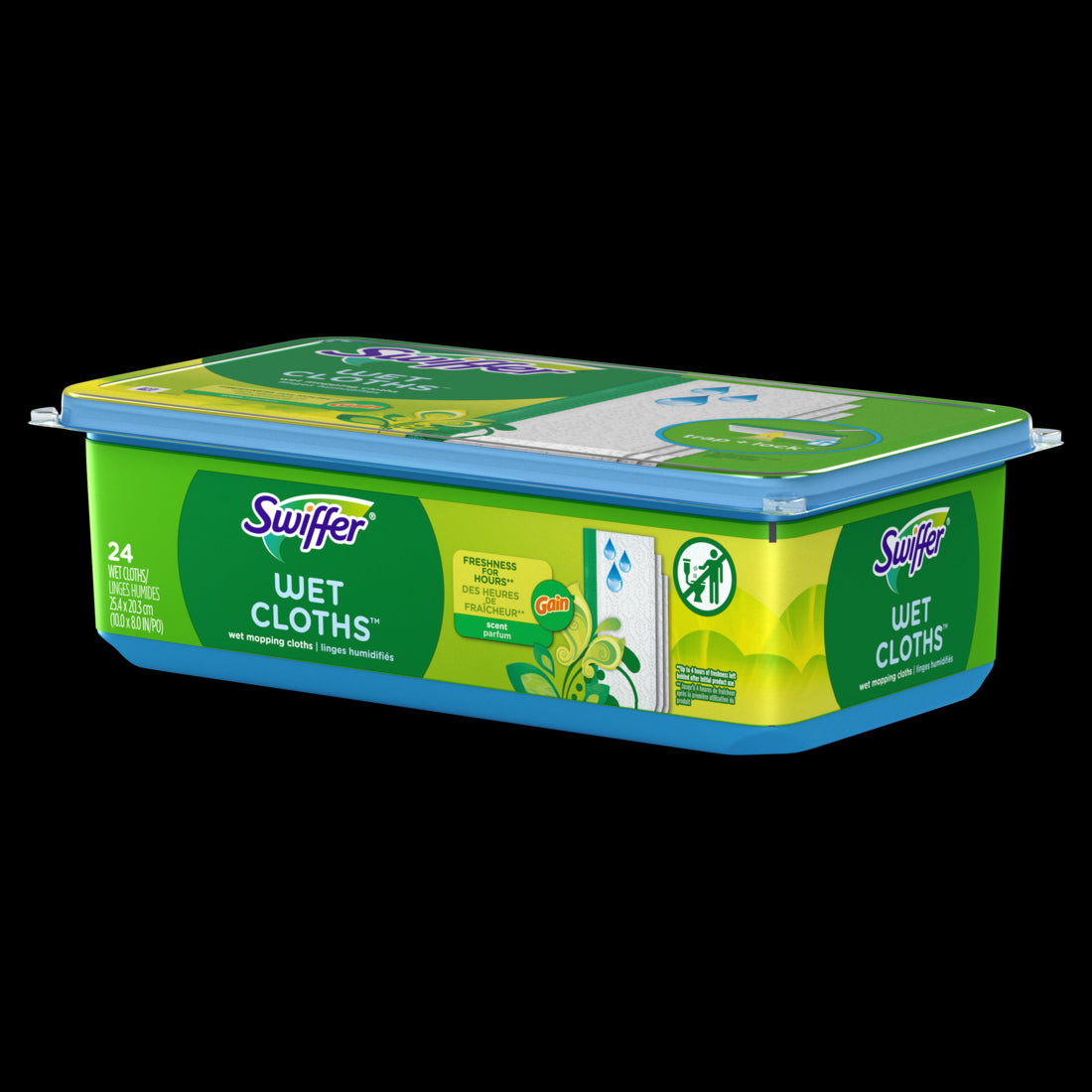 Swiffer Sweeper Wet Mopping Cloths with Gain - 24ct/6pk