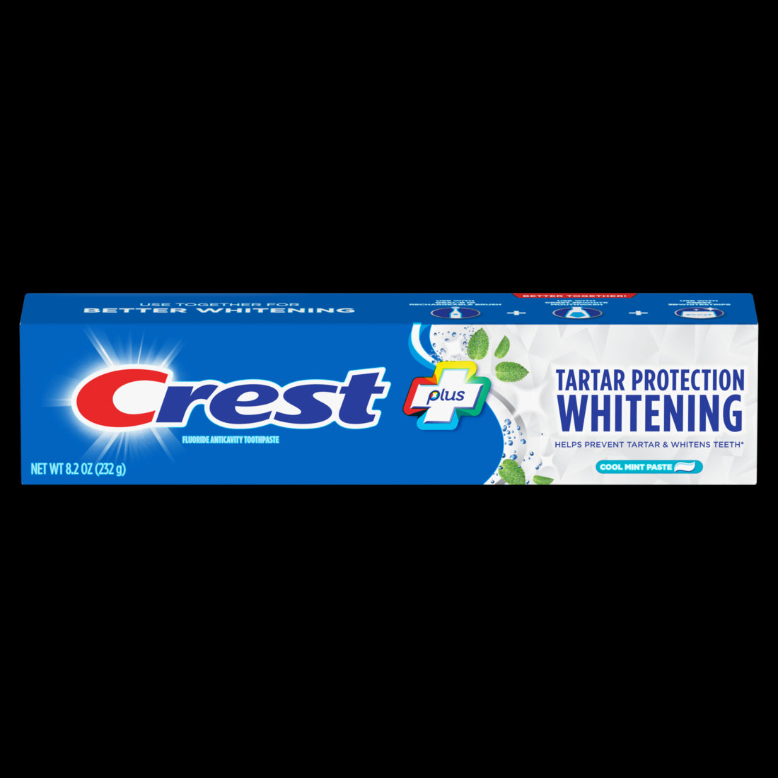 Crest Tartar Protection Toothpaste Whitening Cool Mint - 8.2oz/24pk