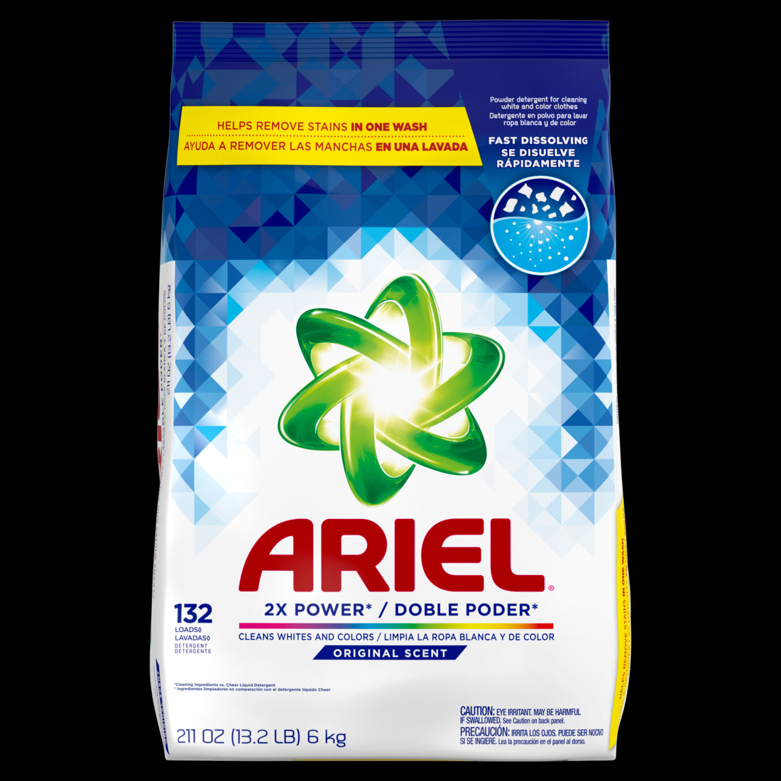 ARIEL POWDER REG Bag USA 6.0kg 42 LD - 211oz/3pk