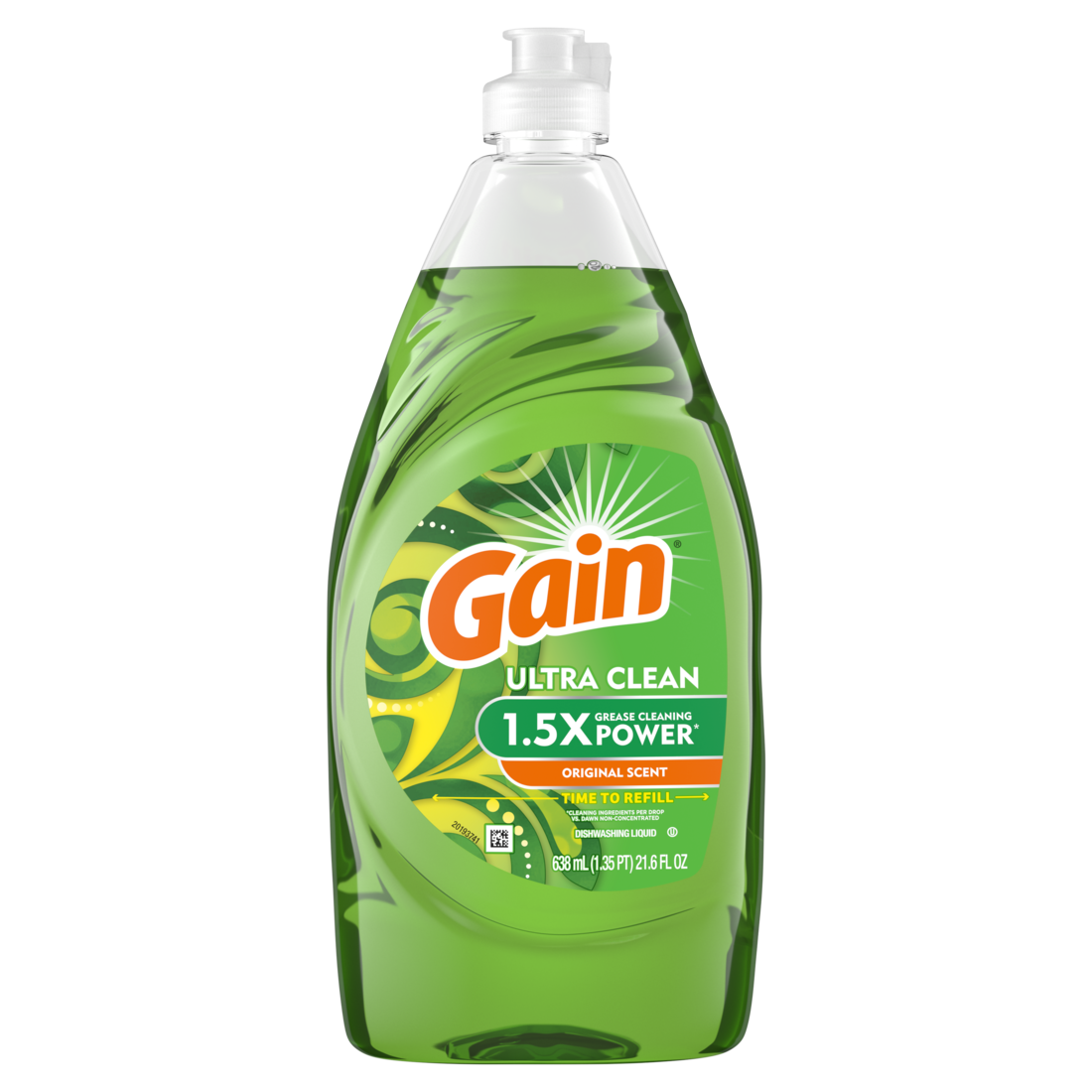 Gain Ultra Dish Soap Dishwashing Liquid Original - 21.6oz/10pk