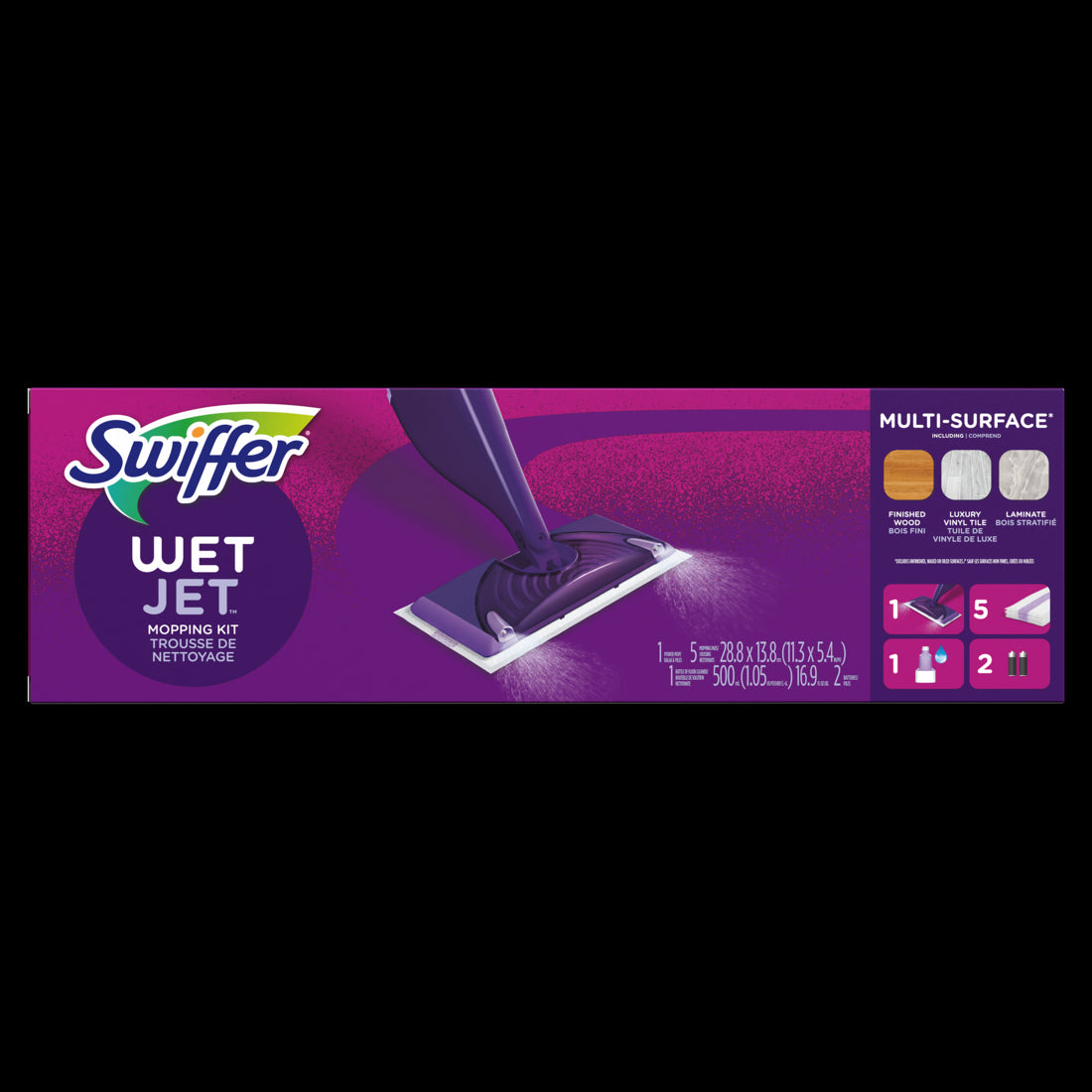 Swiffer WET JET STARTER KIT - 1ct/2pk