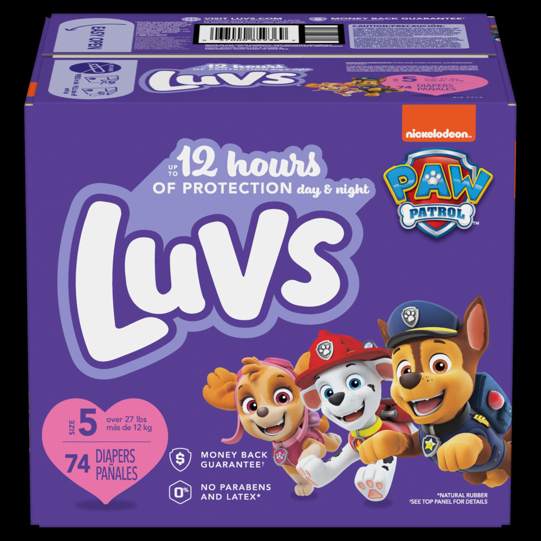 Luvs BIG PACK Size 5  -  74ct/1pk