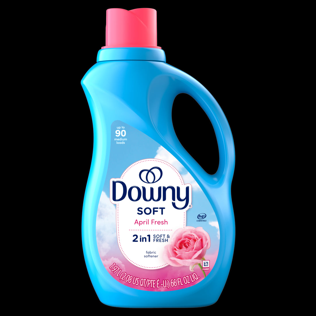 Downy Ultra Laundry Liquid Fabric Softener April Fresh 90 Loads - 66oz/6pk