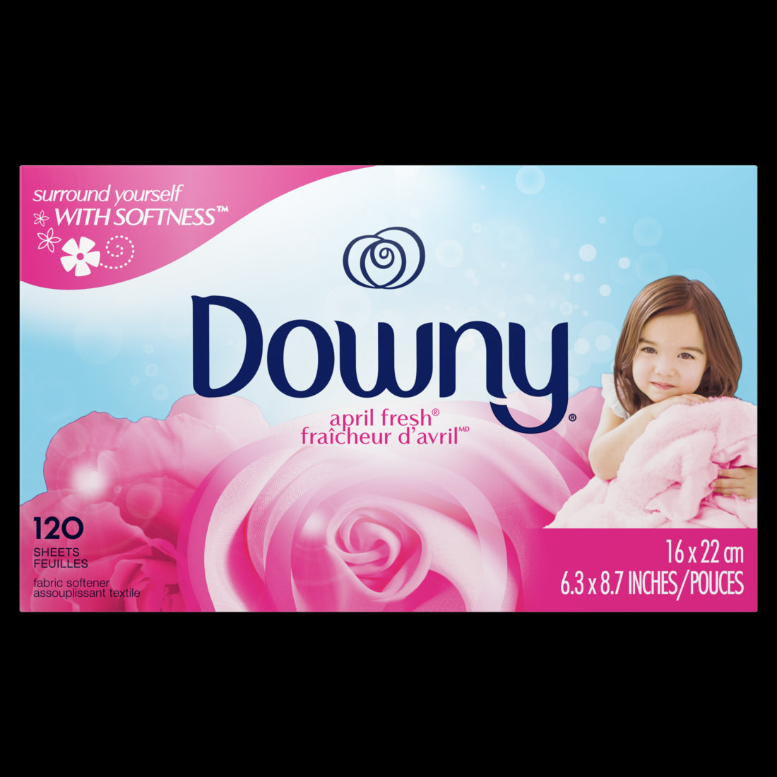 Downy April Fresh Fabric Softener Dryer Sheets - 120ct/6pk