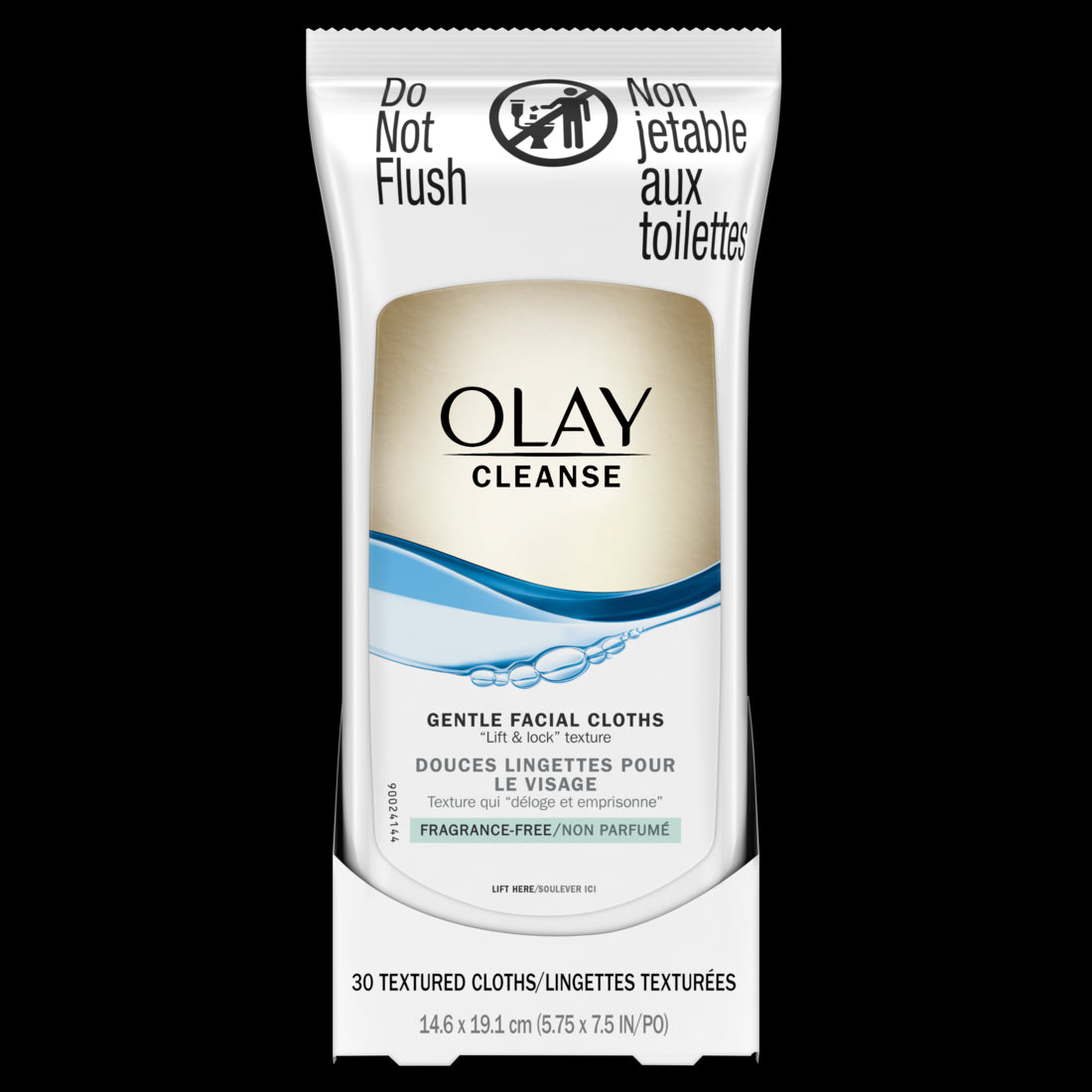 Olay Clense Gentle Facial Cloths Fragrance Free - 30ct/12pk