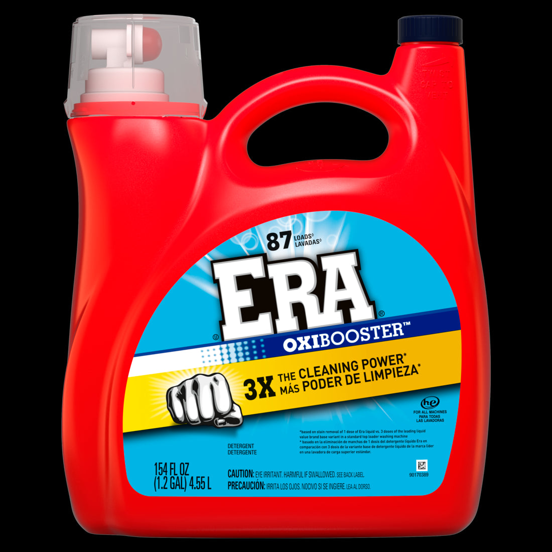 Era Oxibooster Liquid Laundry Detergent 87 Loads - 154oz/4pk