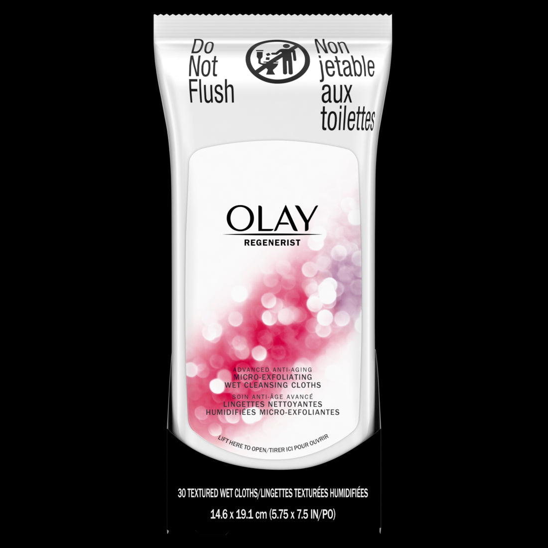 Olay Regenerist Micro-Exfoliating Wet Cleansing Cloths - 30ct/12pk