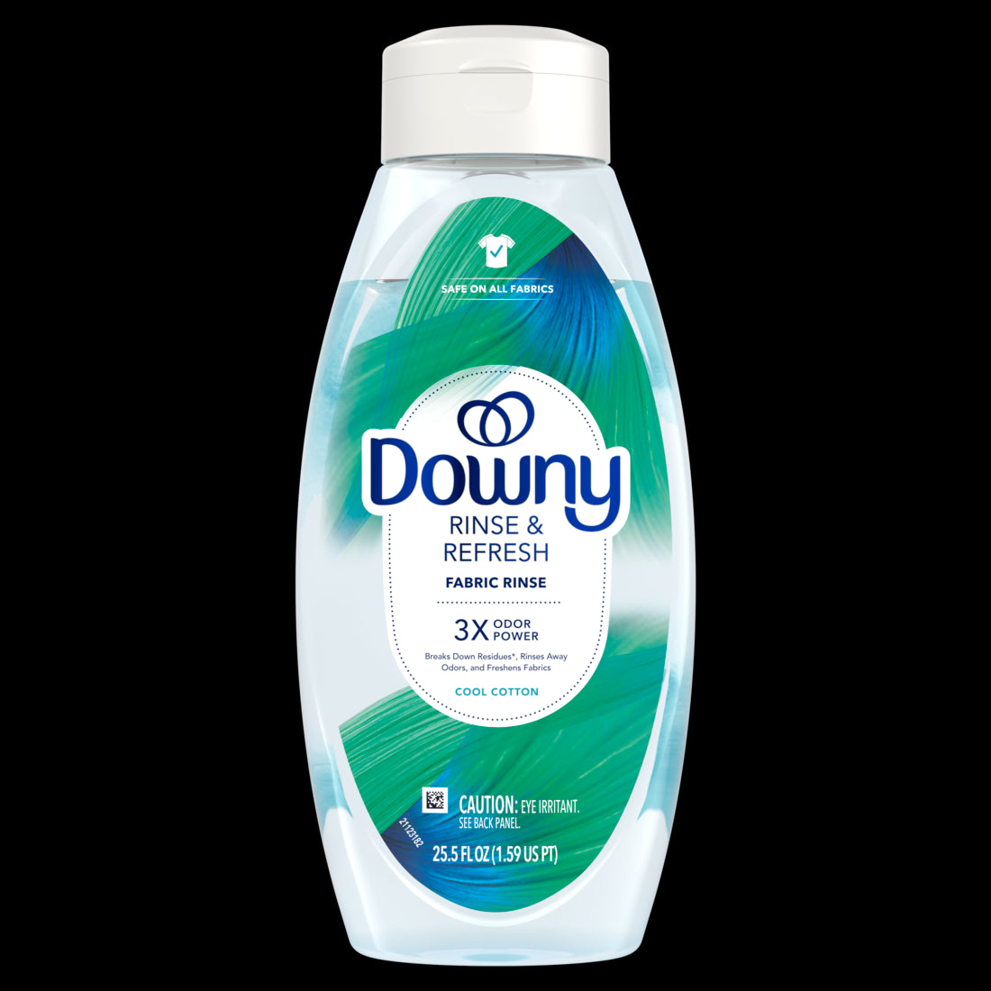 Downy RINSE & REFRESH Laundry Odor Remover and Fabric Softener Cool Cotton - 25.5oz/6pk