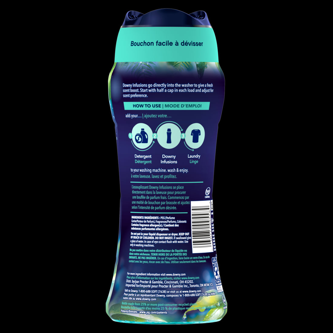 Downy REFRESH Infusions In-Wash Laundry Scent Booster Beads Botanical Florals and Birch Water - 12.2oz/4pk