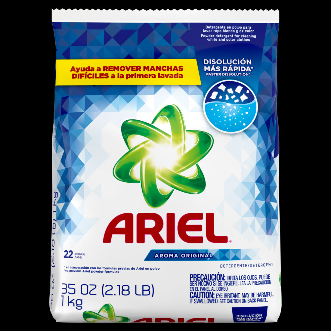 Ariel Powder Bag USA 1.0kg 7 LD - 35oz/9pk