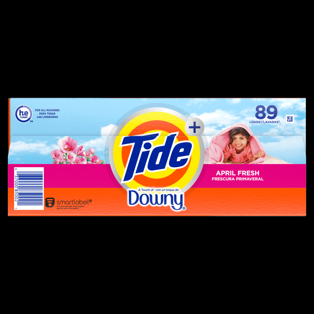 Tide Plus Downy Powder Laundry Detergent April Fresh 89 loads - 148oz/2pk