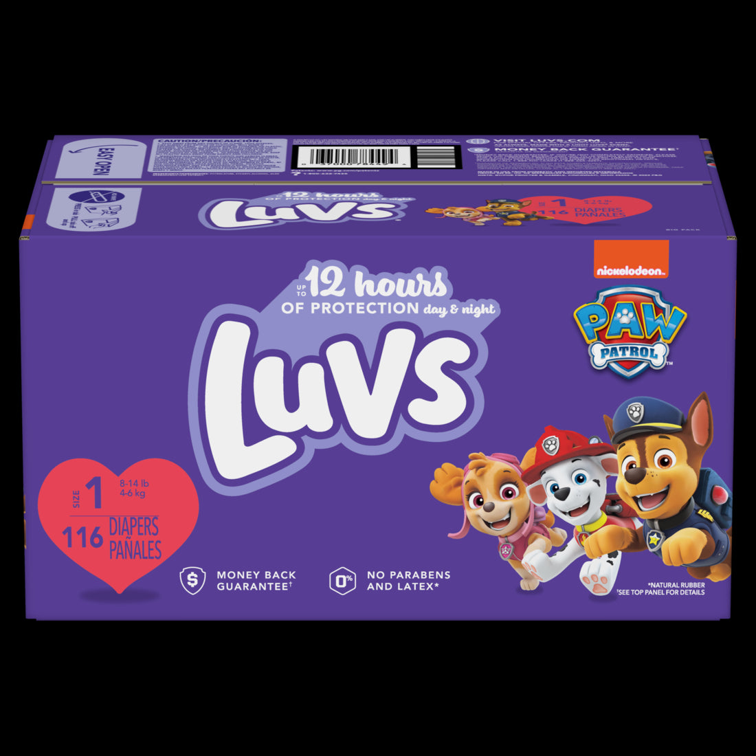 Luvs Pro Level Leak Protection Diapers Size 1 116ct/1pk