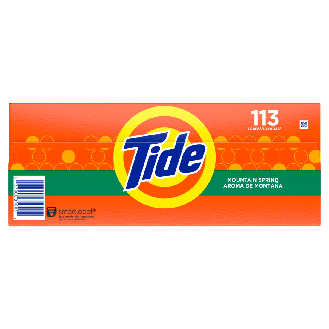Tide Powder Laundry Detergent Mountain Spring Scent 125 Loads - 143oz/2pk