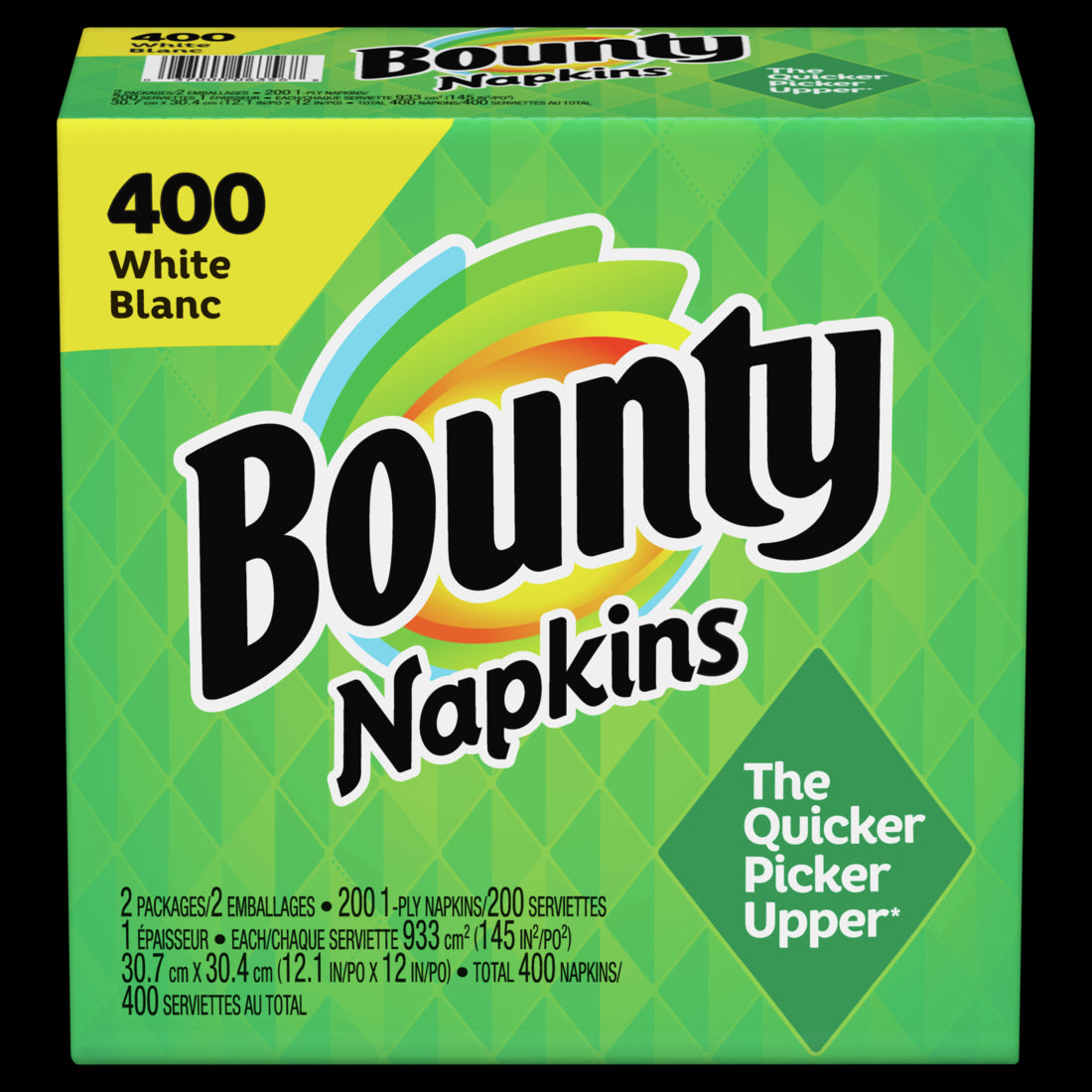 Bounty White Paper Napkins - 400ct/4pk