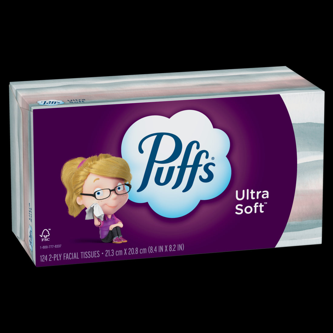 Puffs Ultra Soft Non-Lotion Facial Tissues Family Size - 124ct/24pk