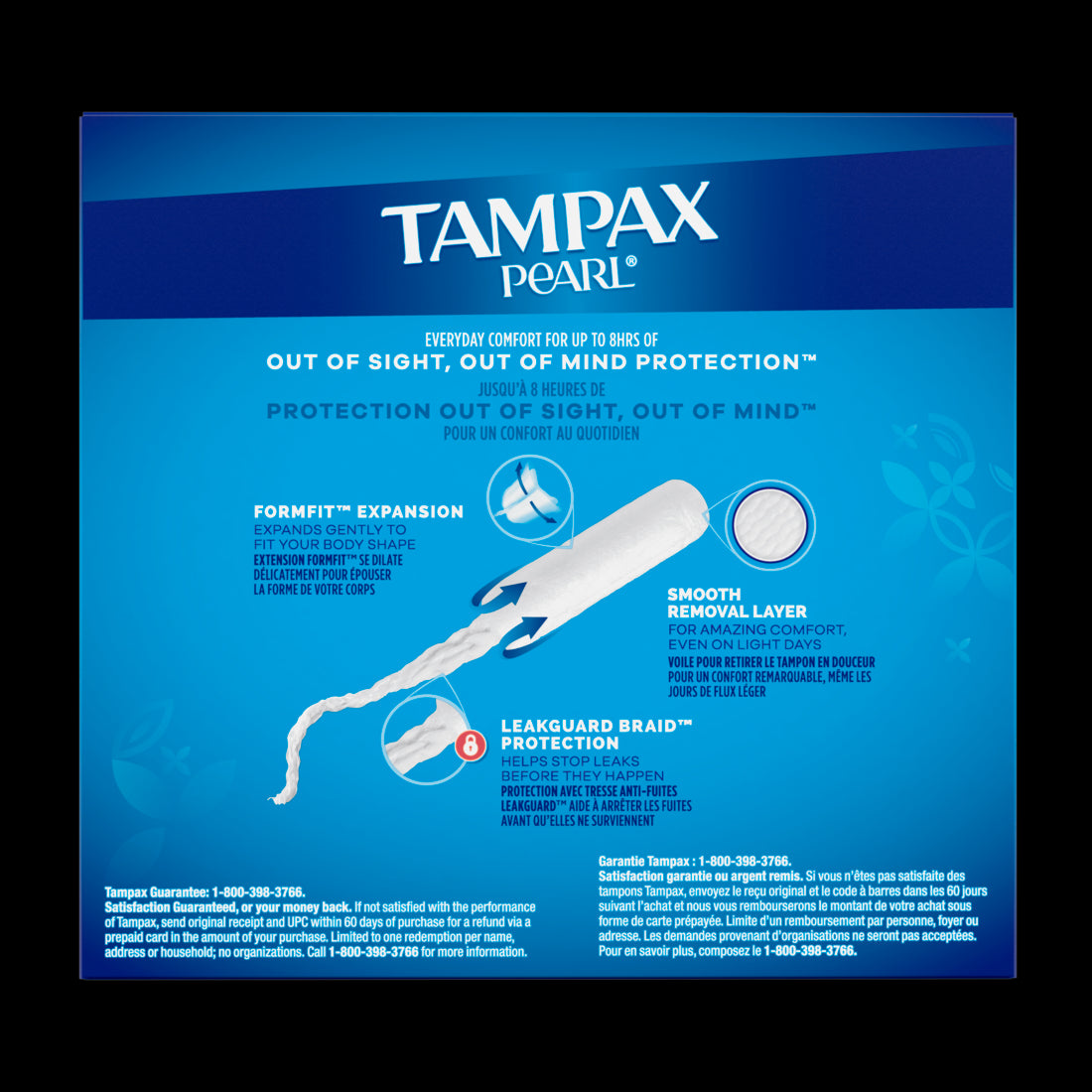 Tampax Pearl Tampons Regular Absorbency - 36ct/12pk