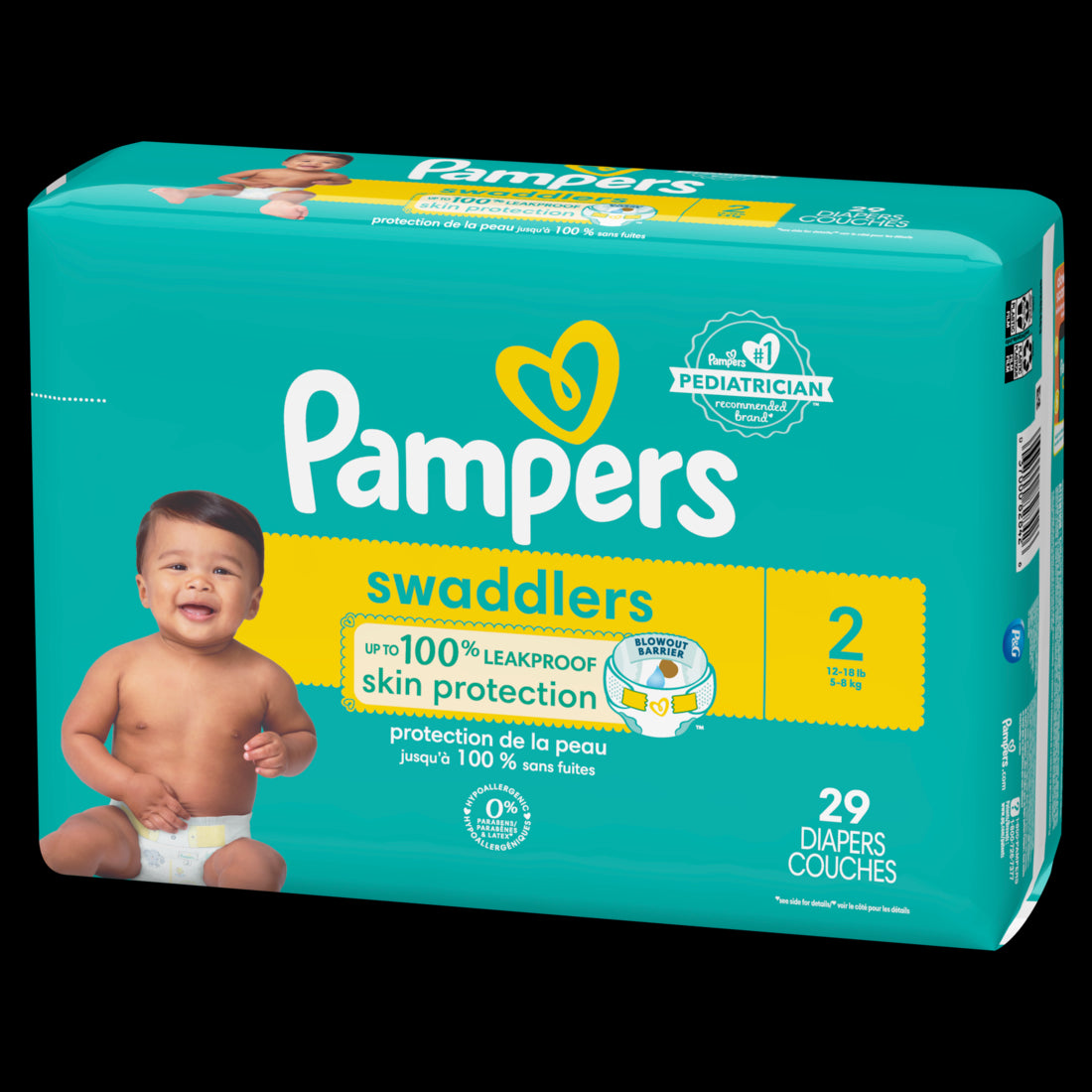 Pampers Swaddlers Diaper Size 2 - 29ct/4pk