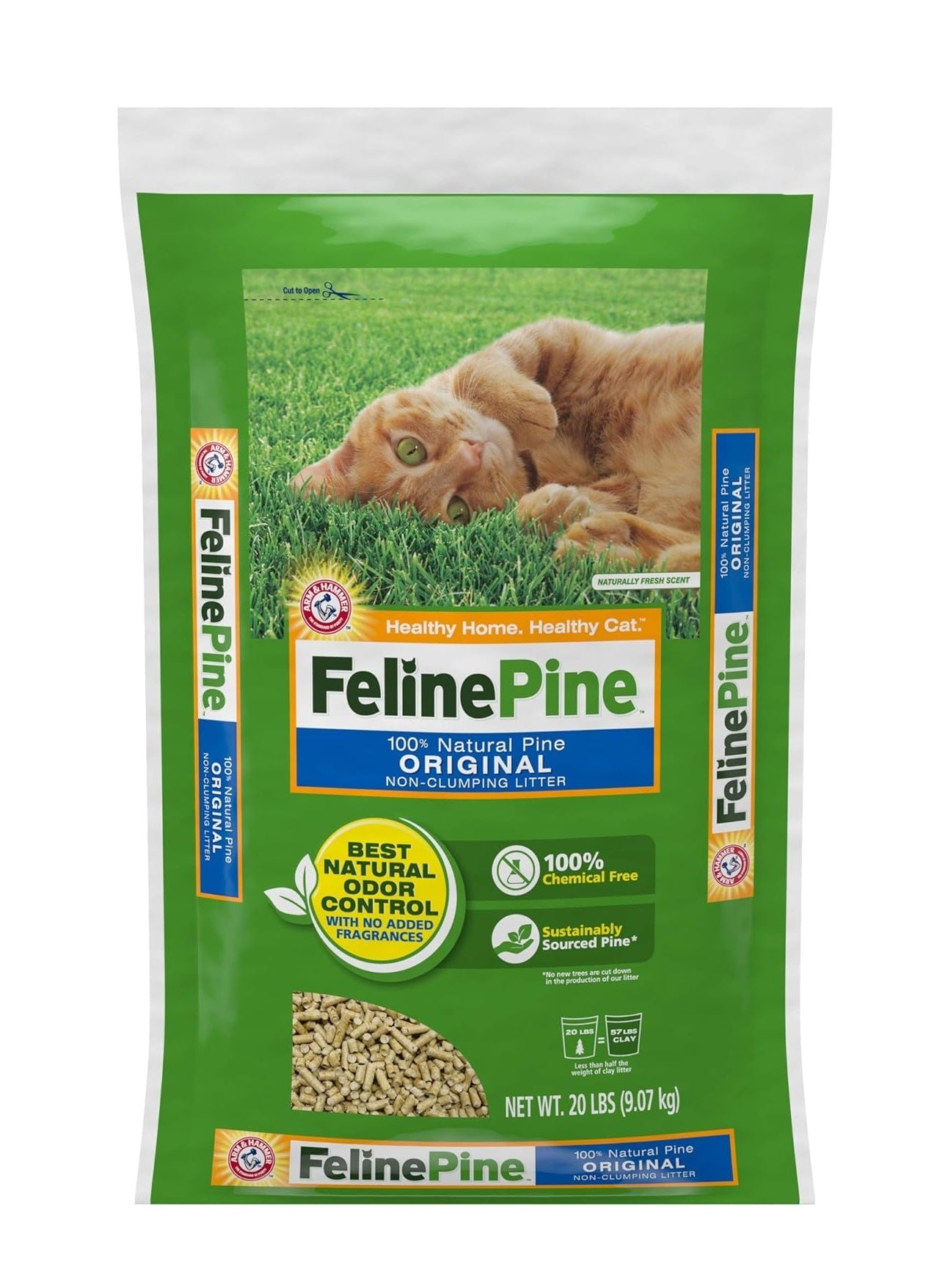 Feline Pine Original Cat Litter - 20lb/1pk