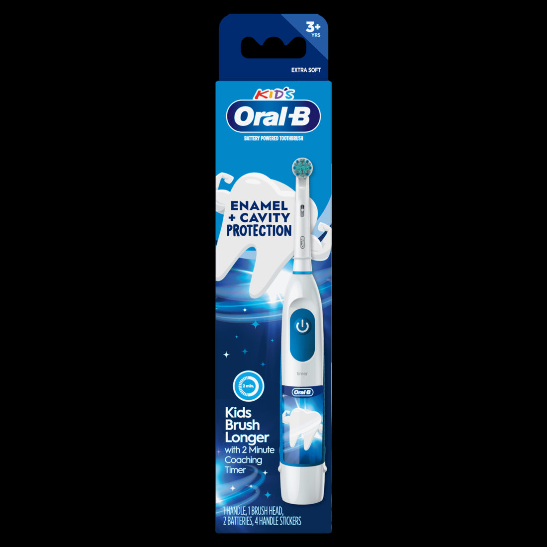 Oral-B Kid's Battery Toothbrush featuring Enamel + Cavity Protection Soft Bristles - 1ct/12pk