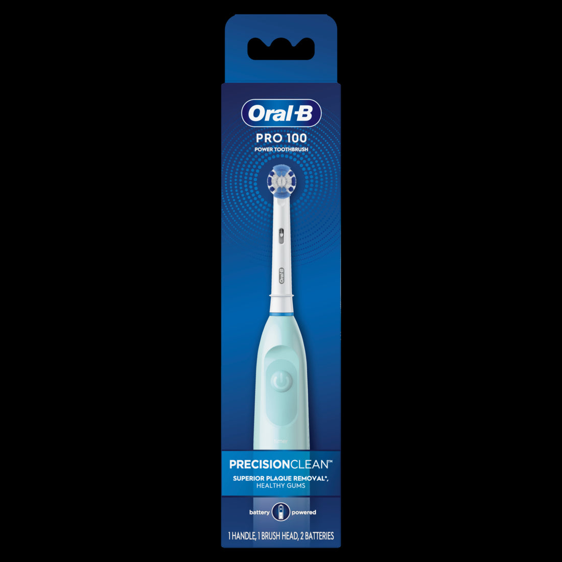 Oral-B Pro 100 Precision Clean Battery Powered Toothbrush - 1ct/12pk