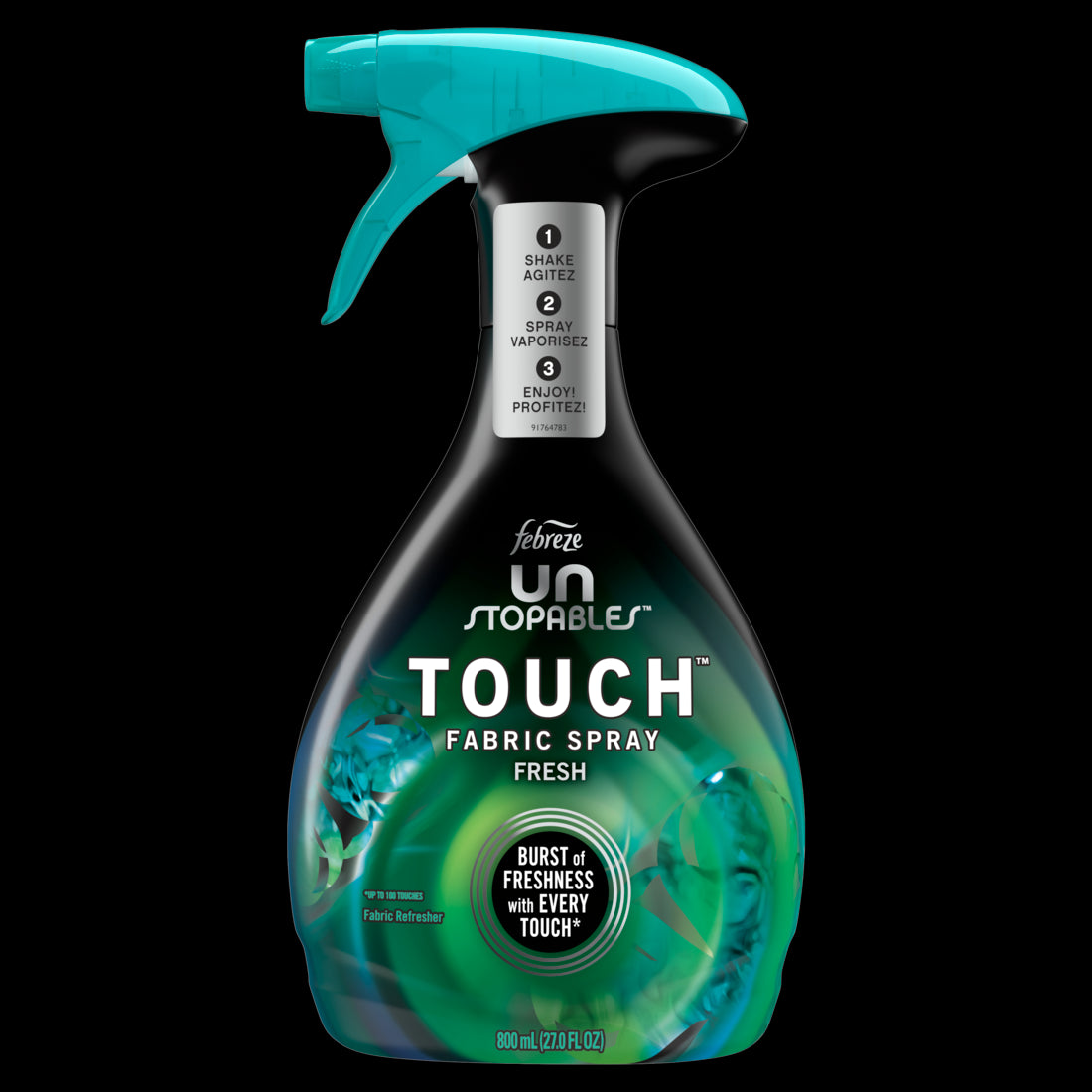 Febreze Unstopables Touch Fabric Spray and Odor Eliminator Fresh - 27oz/4pk