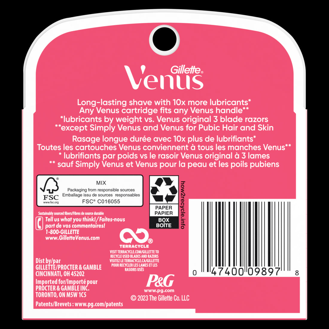 Gillette Venus Extra Smooth Women's Razor Blade Refills - 6ct /6pk