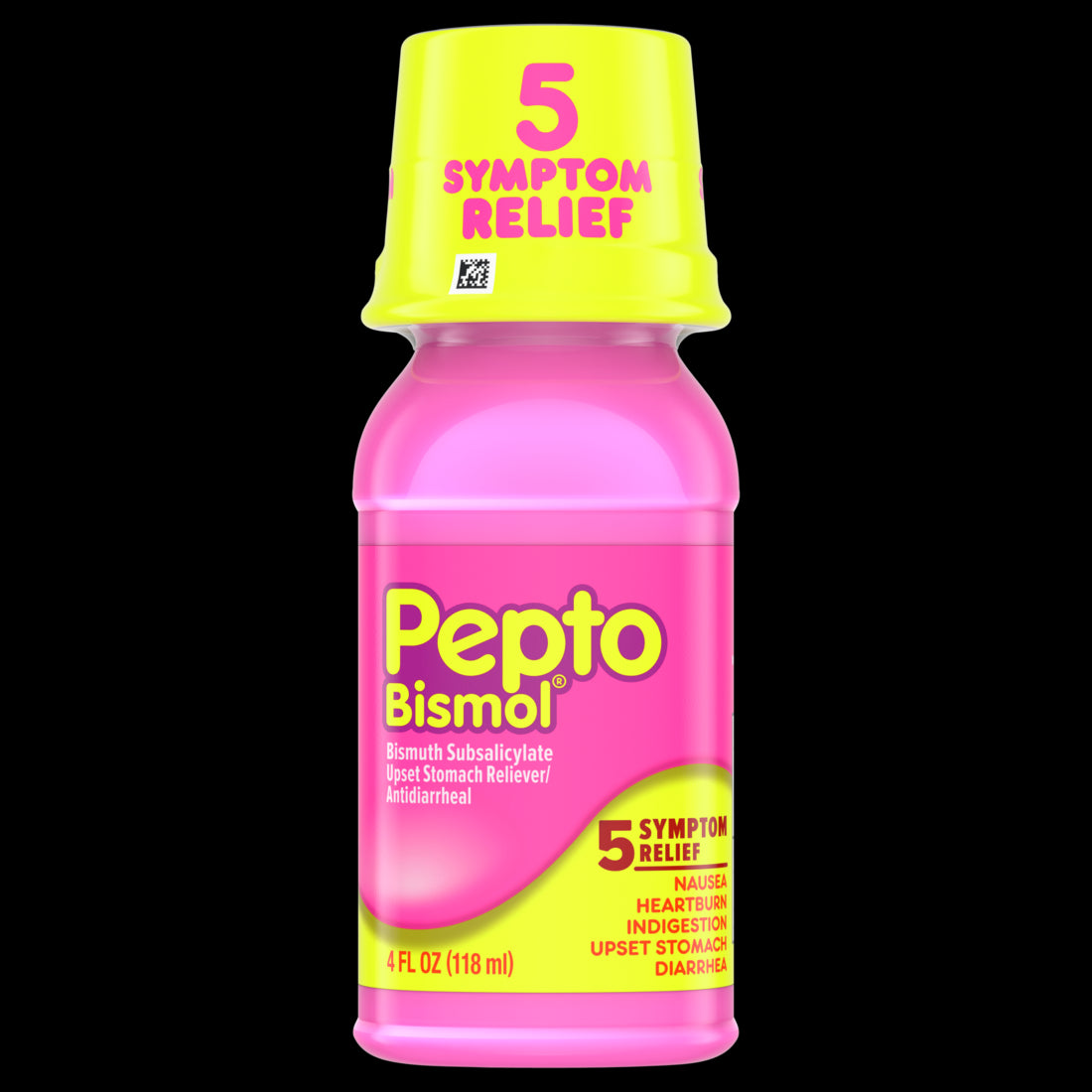 Pepto Bismol 5 Symptom Digestive Relief Original Flavor - 4oz/12pk