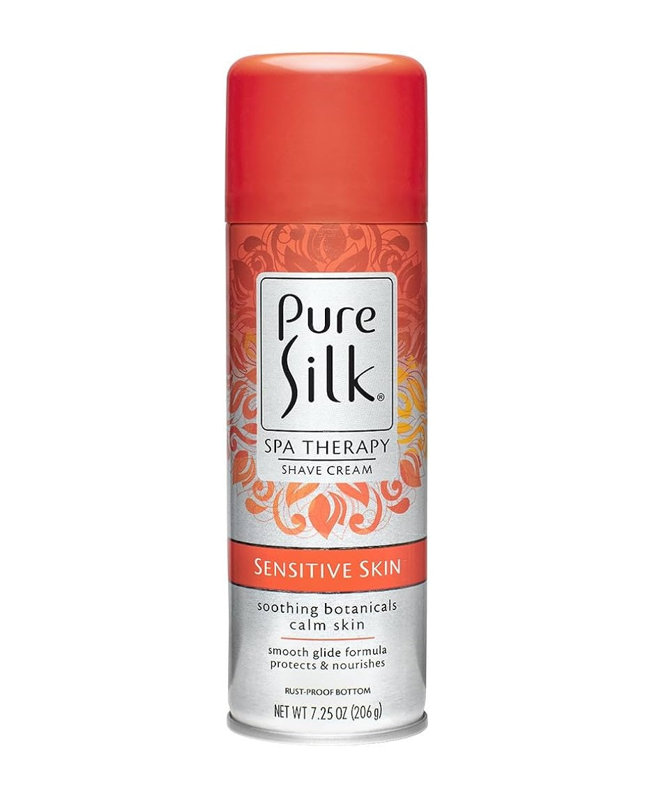 Pure Silk Shave Cream Sensitive Skin Therapy 206g - 7.25oz/6pk