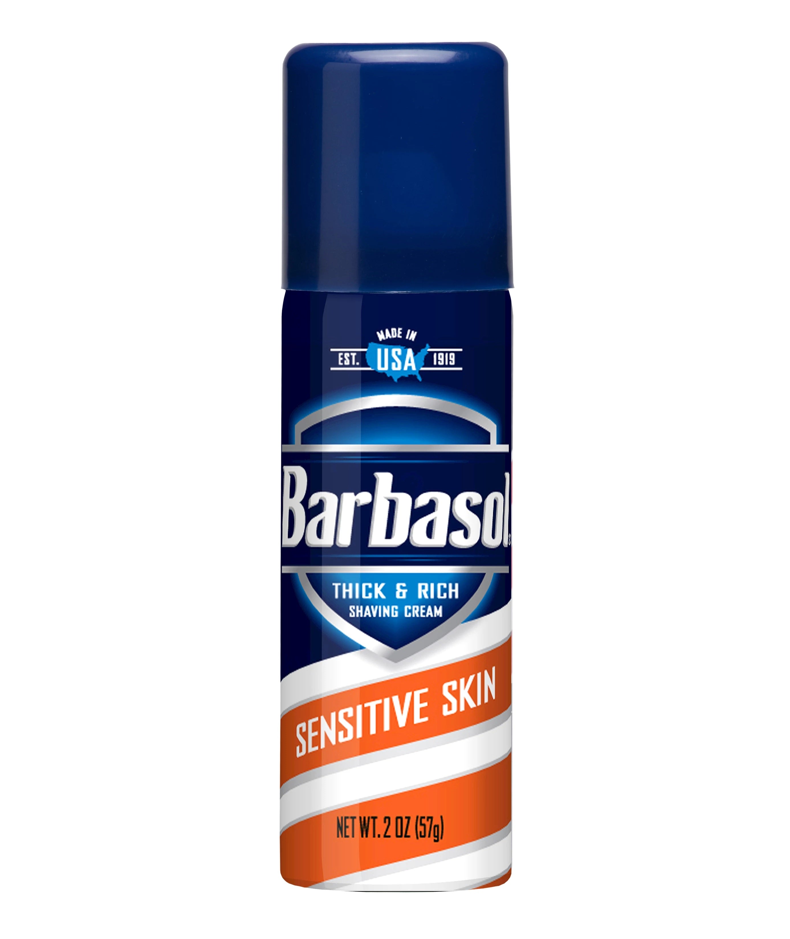 Barbasol Shaving Cream Travel Size Sensitive Skin 57g - 2oz/24pk