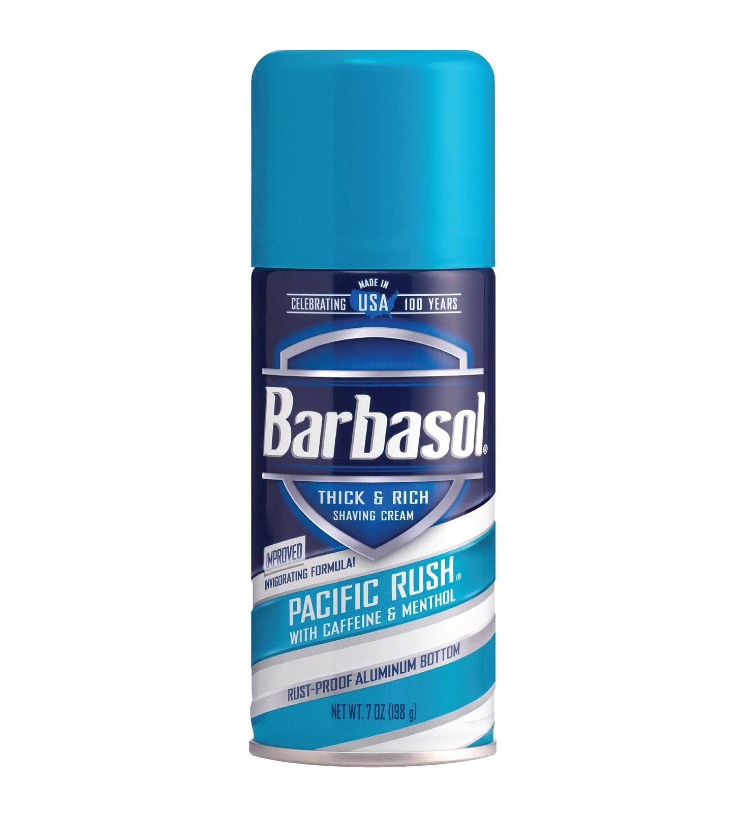 Barbasol Shaving Cream with Aluminum Bottom Pacific Rush 198g - 7oz/6pk