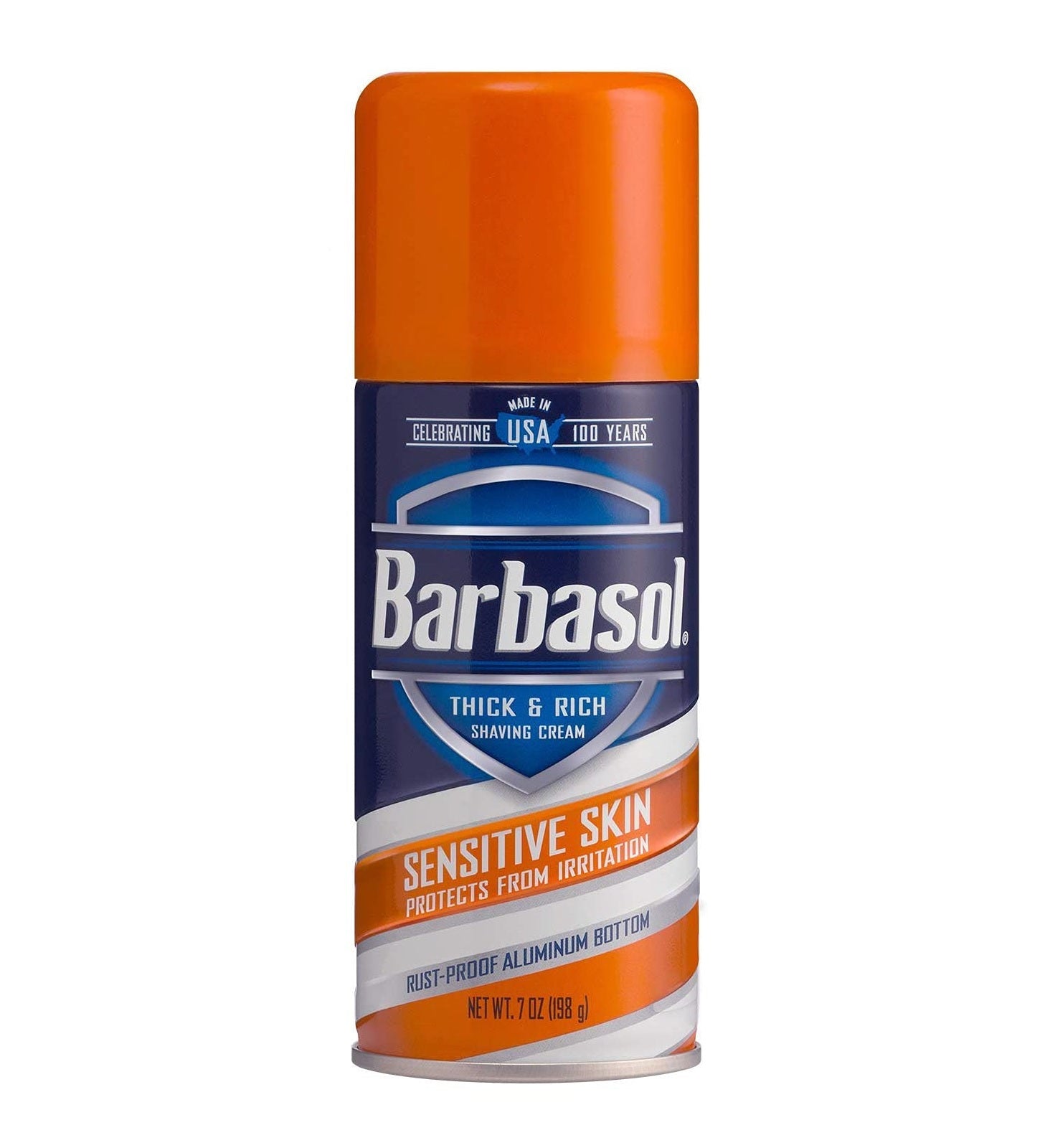 Barbasol Shaving Cream with Aluminum Bottom Sensitive Skin 198g - 7oz/6pk