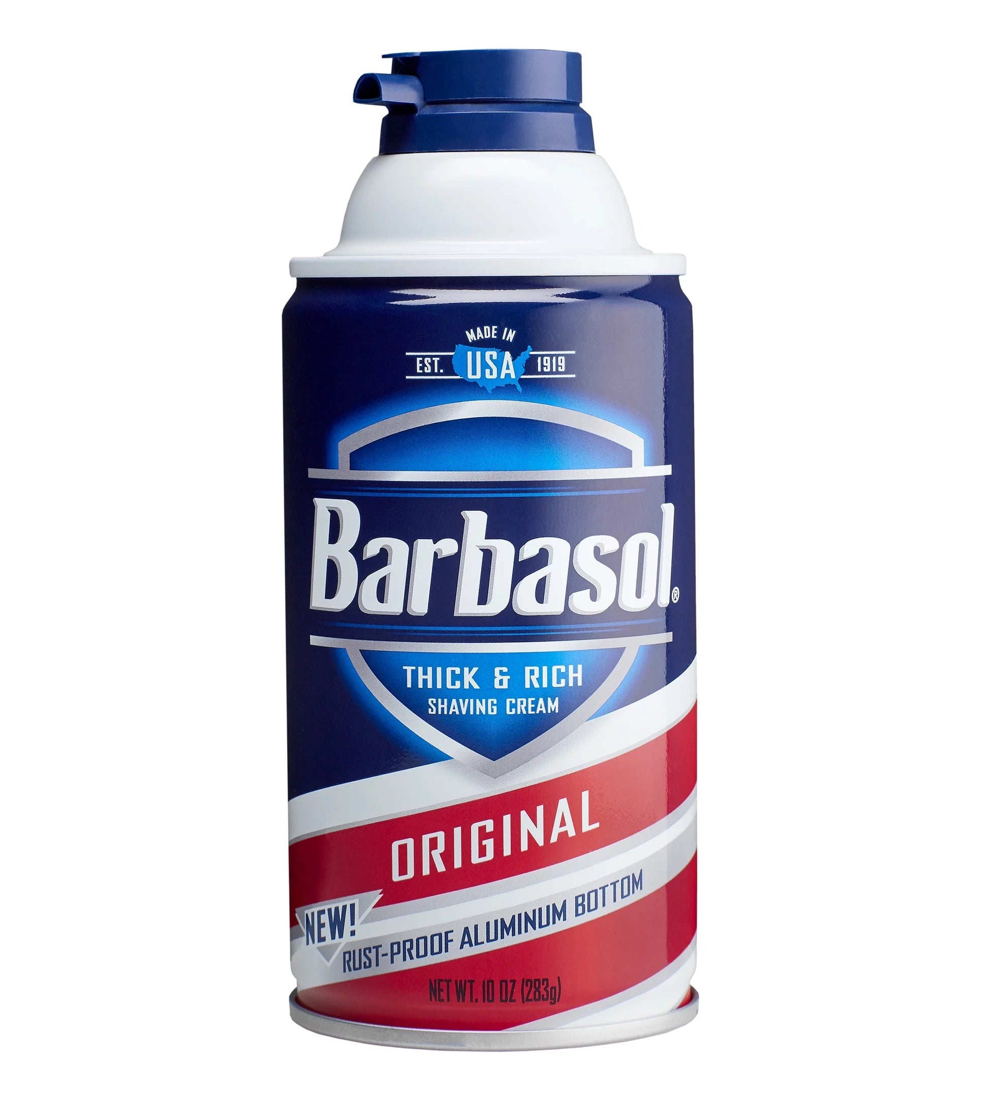 Barbasol Shaving Cream with Rust Resistant Bottom Original 283g - 10oz/6pk