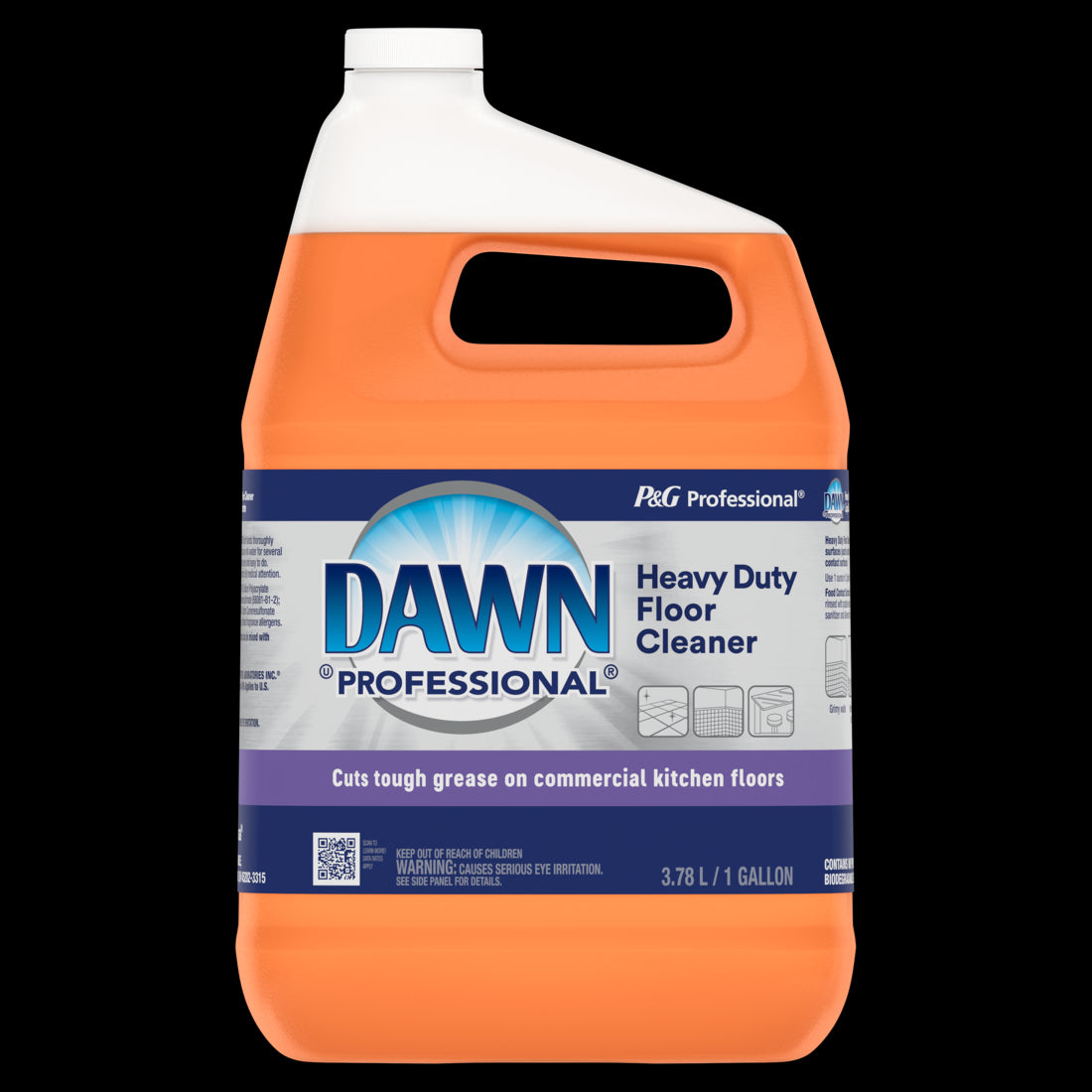 Dawn Professional Heavy Duty Floor Cleaner Concentrate 3.78L/1Gal - 128oz/3pk