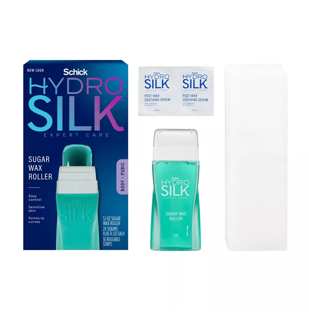 Hydro Silk Easy Control Sugar Wax Roller Body + Pubic - 5.1oz/12pk