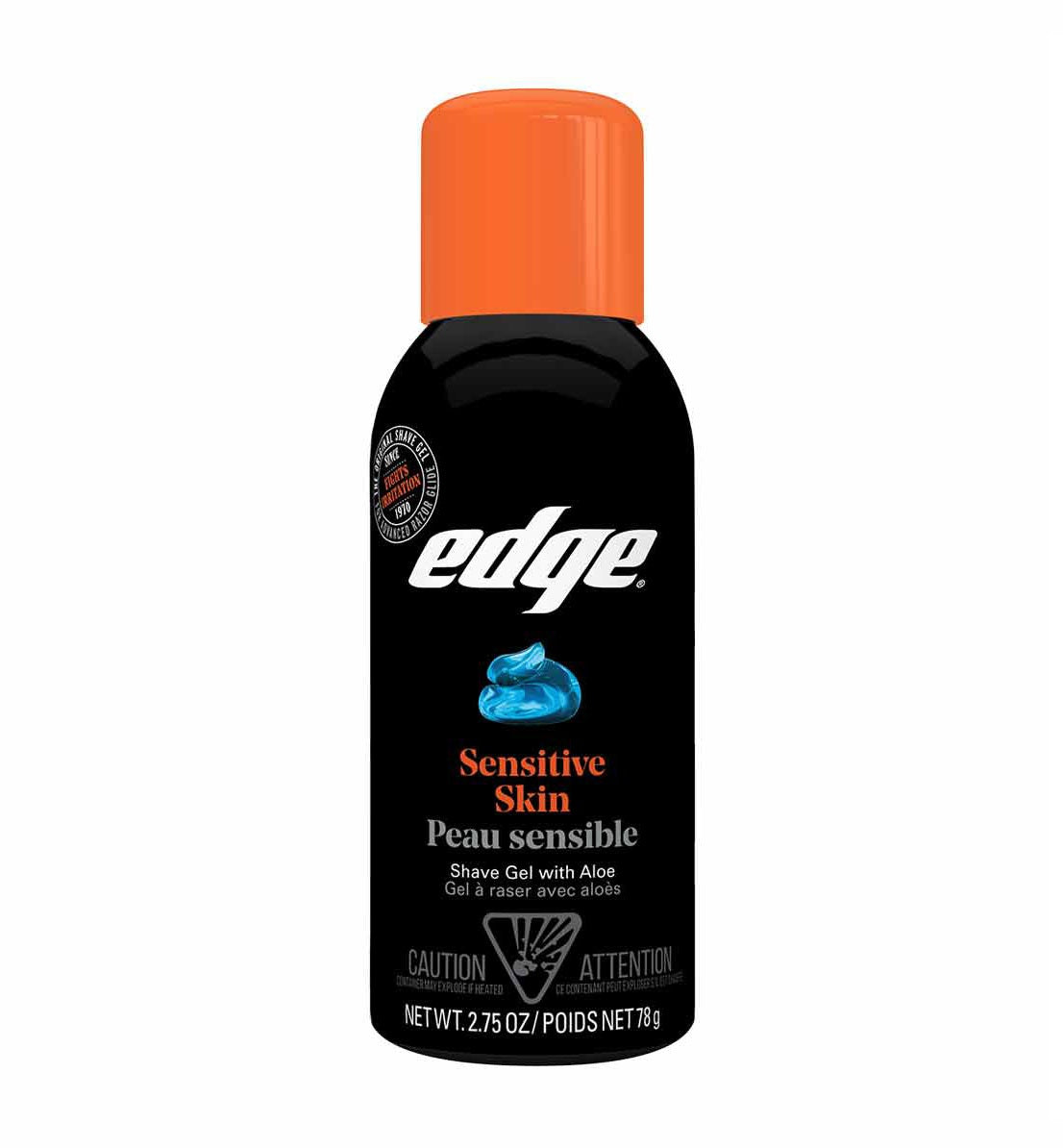 Edge Sensitive Skin Travel Size Shave Gel - 2.75oz/12pk