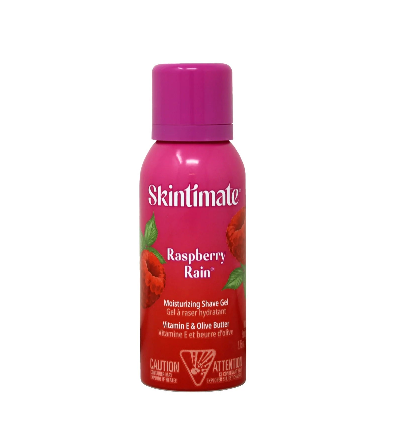 Skintimate Raspberry Rain Travel Size Women's Shave Gel - 2.75oz/12pk