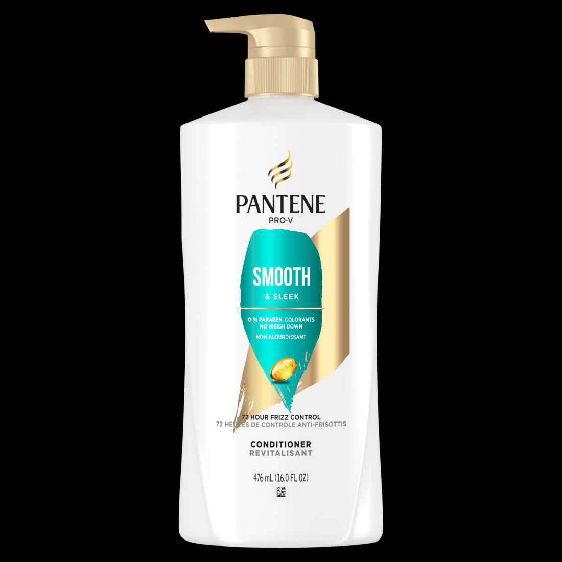 Pantene Conditioner Smooth & Sleek Fights Frizz Paraben Free - 16.0oz/4pk