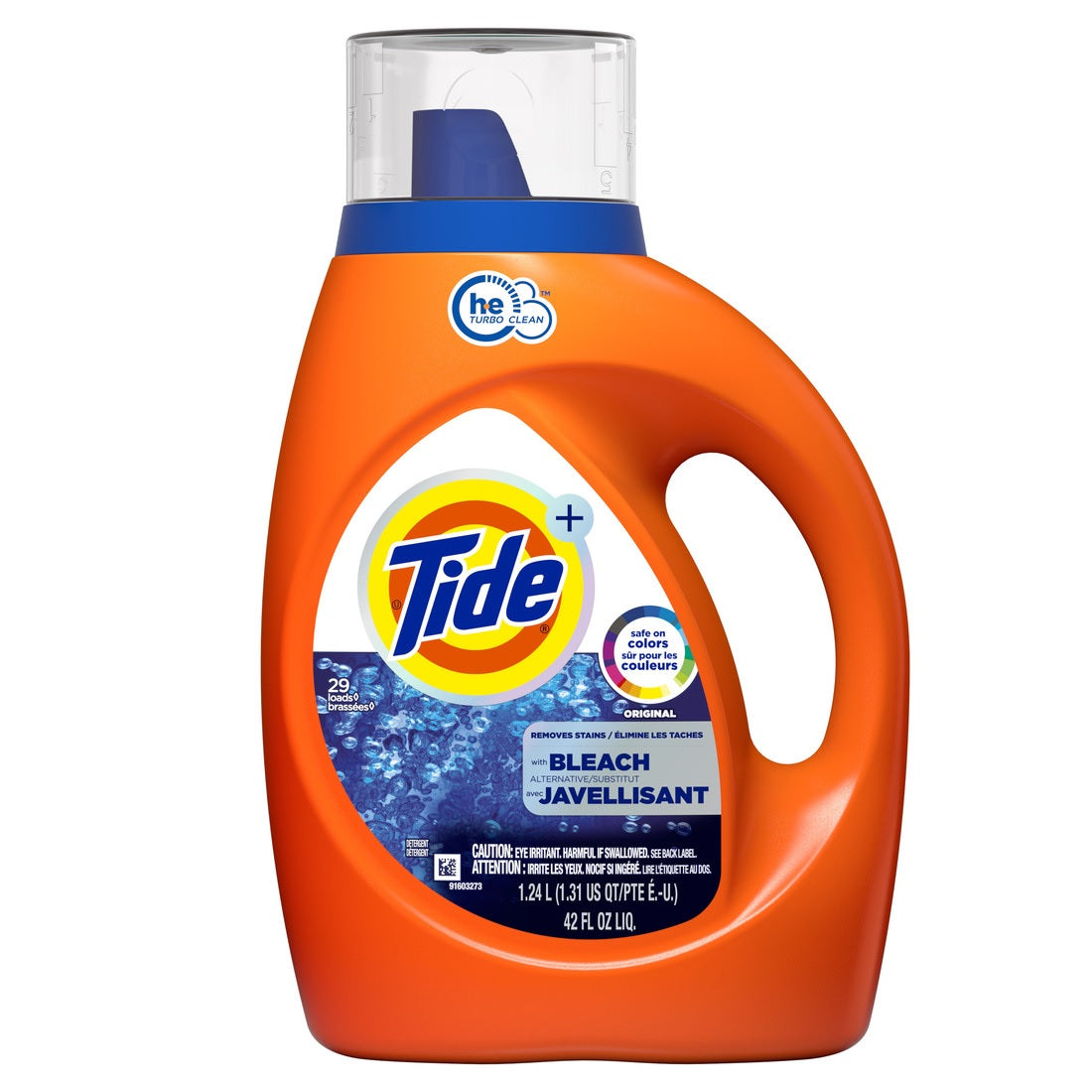 Tide HE Bleach Alternative Liquid Laundry Detergent Original 29 Loads - 42oz/6pk