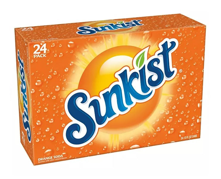 Sunkist Orange Soda - 12oz/24pk