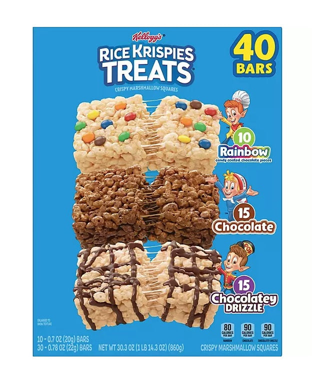 Kellogg's Rice Krispies Treats Variety Pack - 0.78oz/40ct