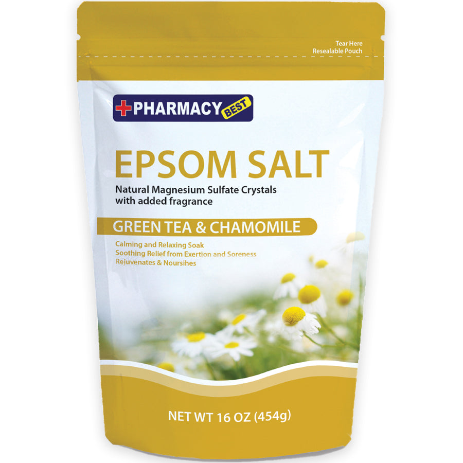 Pharmacy Best Epsom Salt Green and Chamomile - 16oz/12pk