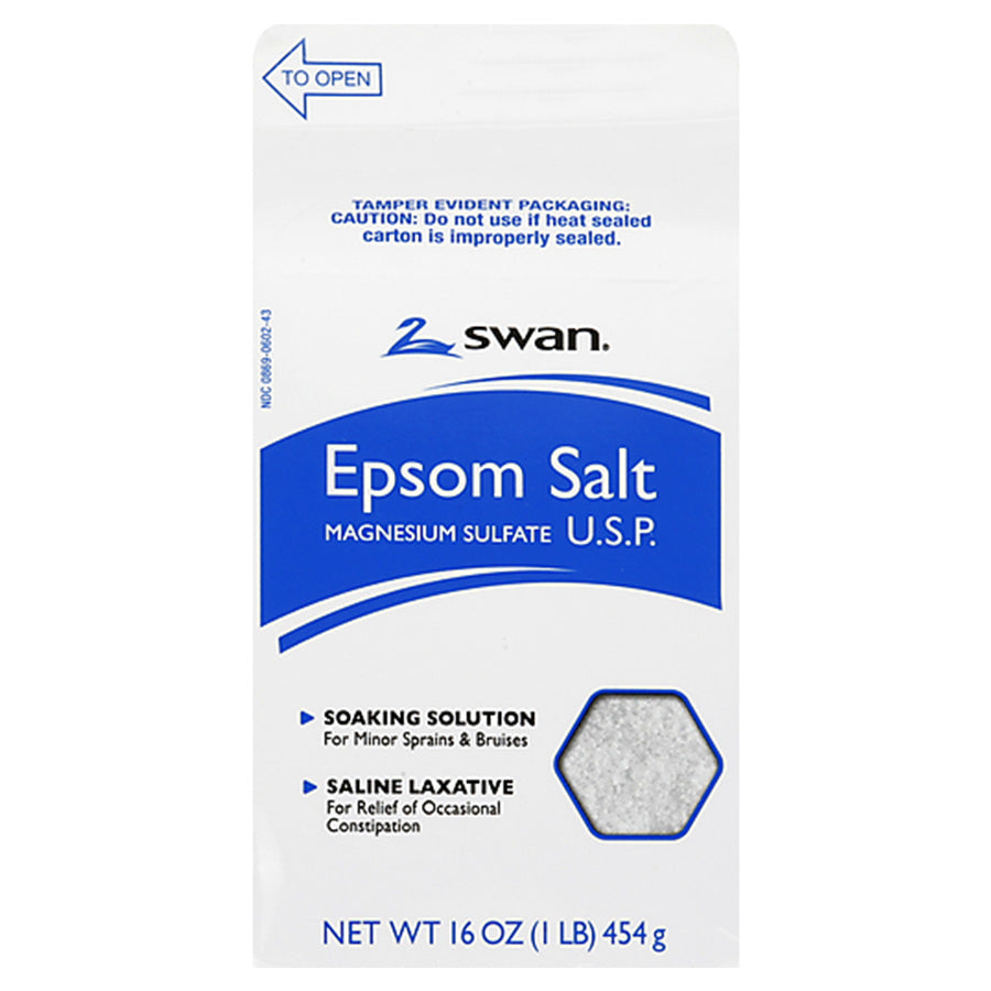 Swan Epsom Salt - 16oz/12pk